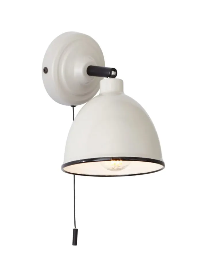 Brilliant Wandleuchten<Telio Wandleuchte Zugschalter in grau/taupe