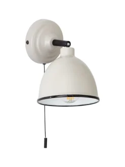 Brilliant Wandleuchten<Telio Wandleuchte Zugschalter in grau/taupe