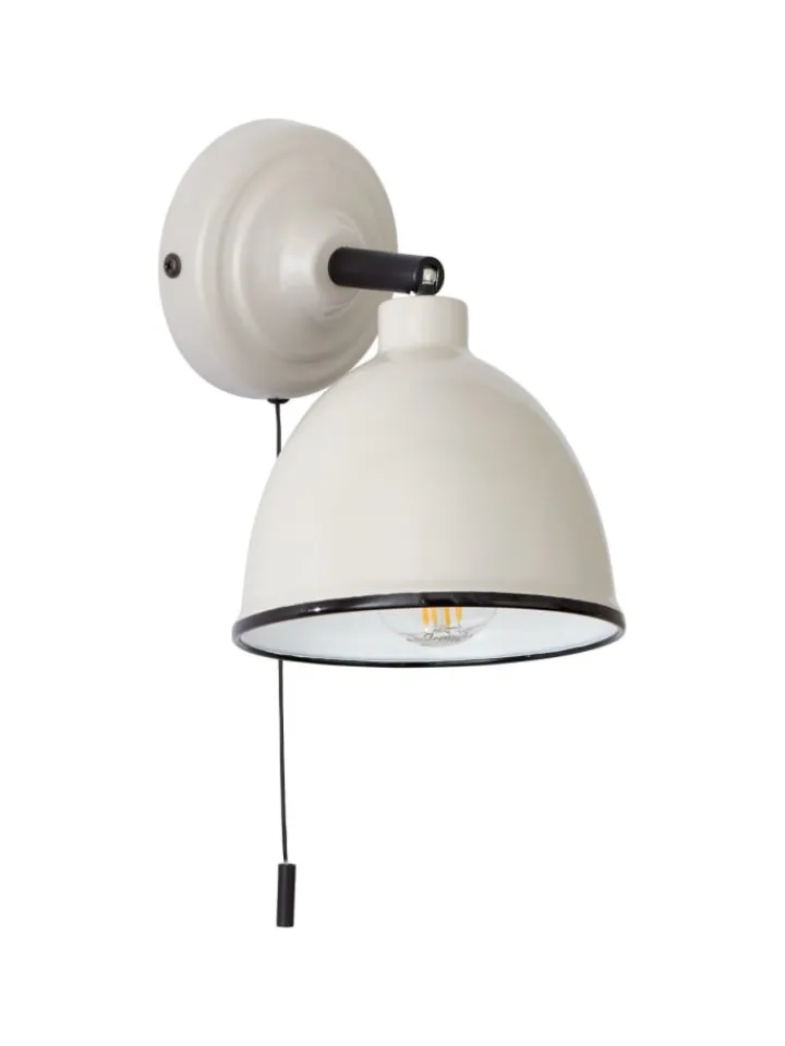 Brilliant Wandleuchten<Telio Wandleuchte Zugschalter in grau/taupe