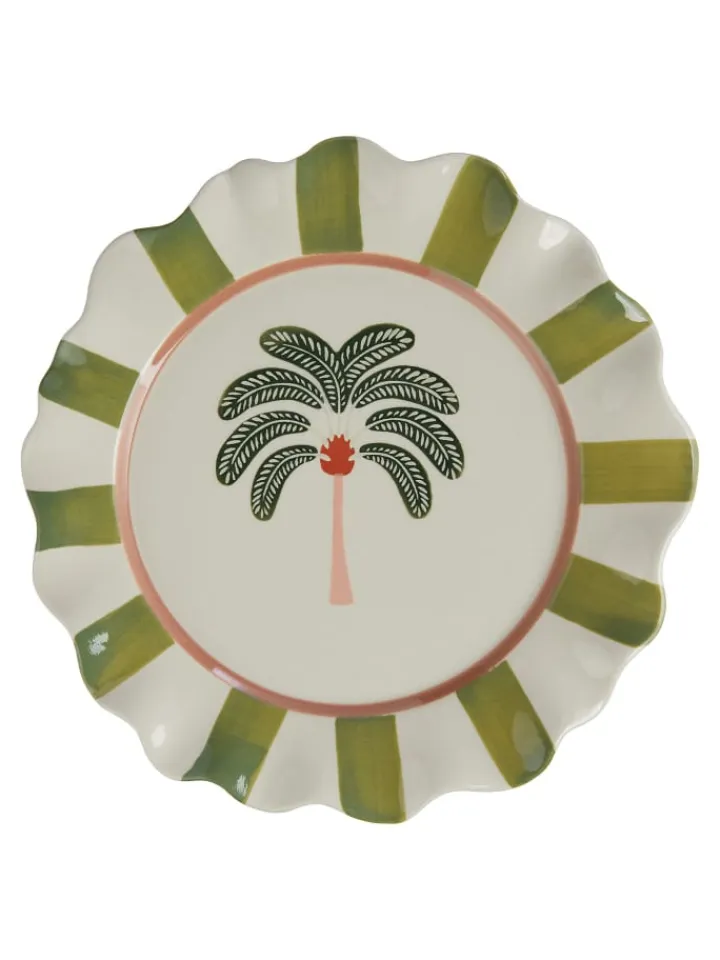 Butlers Dekoschalen<Teller PALACIO Palmehandbemalt in Multicolor