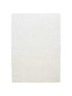 KADIMA DESIGN Teppiche & Fußmatten<Teppich Hochflor Unifarben Polypropylen Wohnzimmer Shaggy in Creme