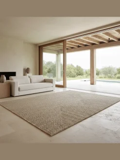 KADIMA DESIGN Outdoorteppiche|Teppiche & Fußmatten<Teppich In-/Outdoor Jute-Optik Flachgewebe Unicolor Polypropylen