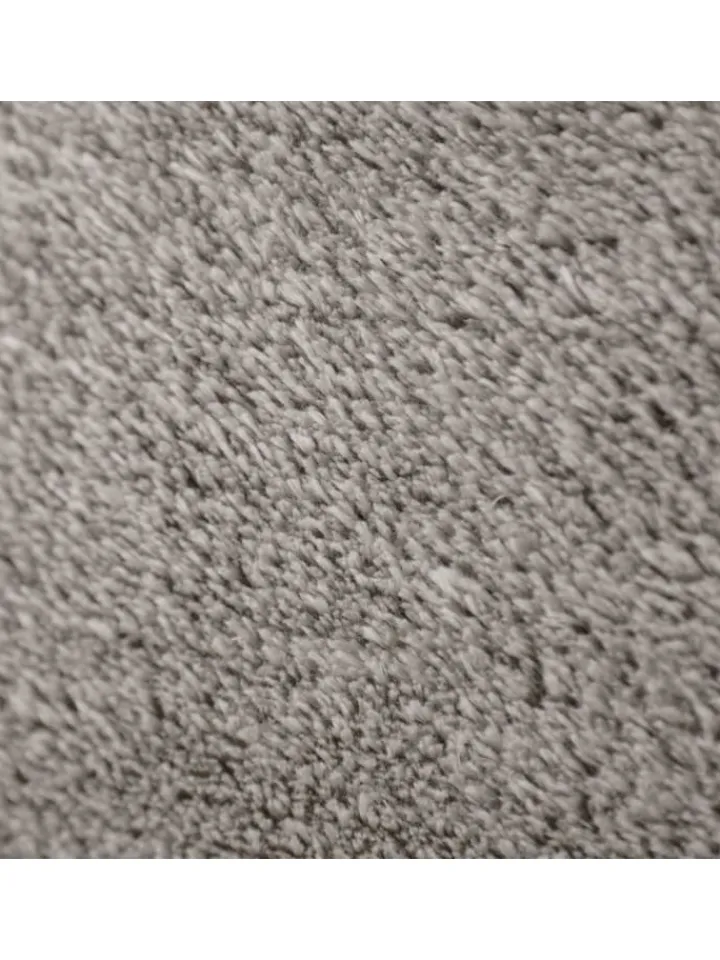 KADIMA DESIGN Teppiche & Fußmatten<Teppich Kurzflor waschbar Unifarben Wohnzimmer in Grau