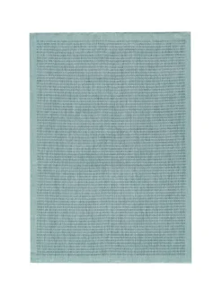 KADIMA DESIGN Outdoorteppiche<Teppich Outdoor Flachgewebe Uni-Farbe Polypropylen Balkon in Blau
