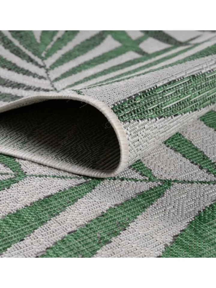 KADIMA DESIGN Outdoorteppiche<Teppich Outdoor Flachgewebe Dschungel-Design Polypropylen Terrasse