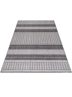 KADIMA DESIGN Outdoorteppiche<Teppich Outdoor Flachgewebe Antik-Optik Polypropylen Terrasse