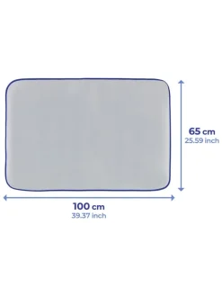 Wenko Weitere Haushaltshelfer<Thermal-Bügelmatte in Grau - (L)65 x (B)100 cm