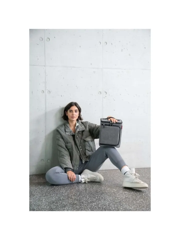 Reisenthel Einkaufstaschen & -Trolleys<thermo coolerbox - Kühltasche 30 cm (twist powder blue) in twist silver