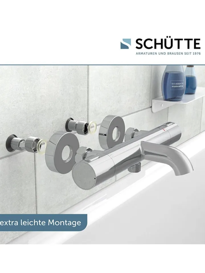Schütte Badarmaturen<Thermostat-Wannenfüllarmatur ''Monza'' in Chrom