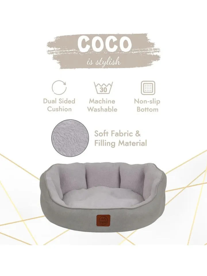 Paws&Whiskers Katzen<Tierbett ''Coco'' in Grau