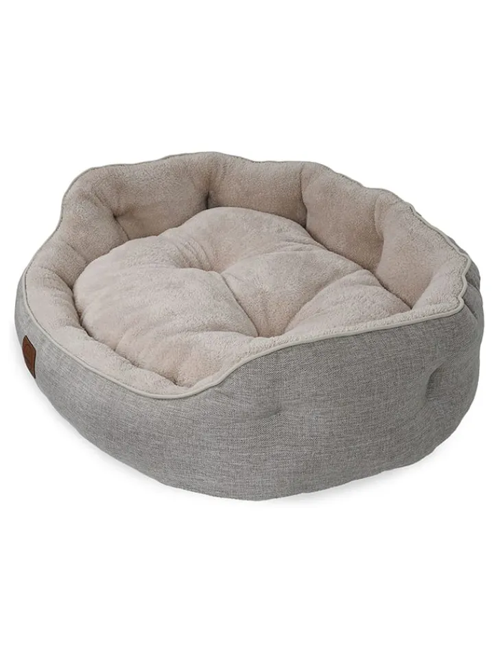 Paws&Whiskers Katzen<Tierbett ''Coco'' in Grau/ Beige