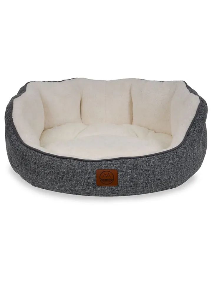 Paws&Whiskers Katzen<Tierbett ''Coco'' in Grau/ Creme