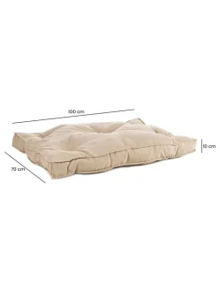 Paws&Whiskers Hunde<Tierbett in Beige