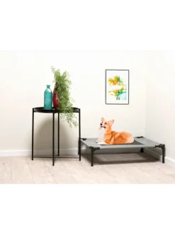 Edco Hunde<Tierbett in Grau - (B)81 x (H)17 x (T)63,5 cm