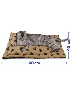 Wenko Hunde<Tierbett in Hellbraun - (L)60 x (B)45 cm