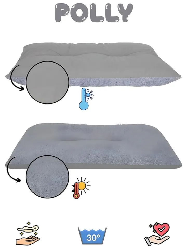 Paws&Whiskers Hunde<Tierbett ''Polly'' in Grau