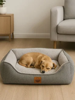 Paws&Whiskers Hunde<Tierbett ''Zeus'' in Grau