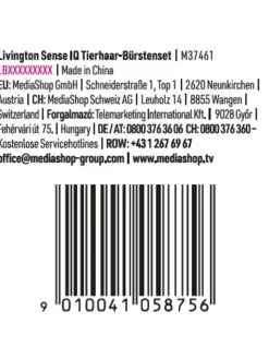 Livington Staubsauger<Tierhaar Bürstenset Sense IQ in Grau