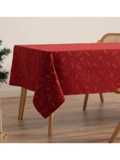 GAMUSI Küchentextilien<Tischdecke ''Berrie'' in Rot/ Gold