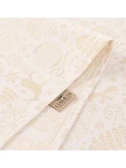 GAMUSI Tisch- & Küchentextilien<Tischdecke "Candy" in Creme/ Gold