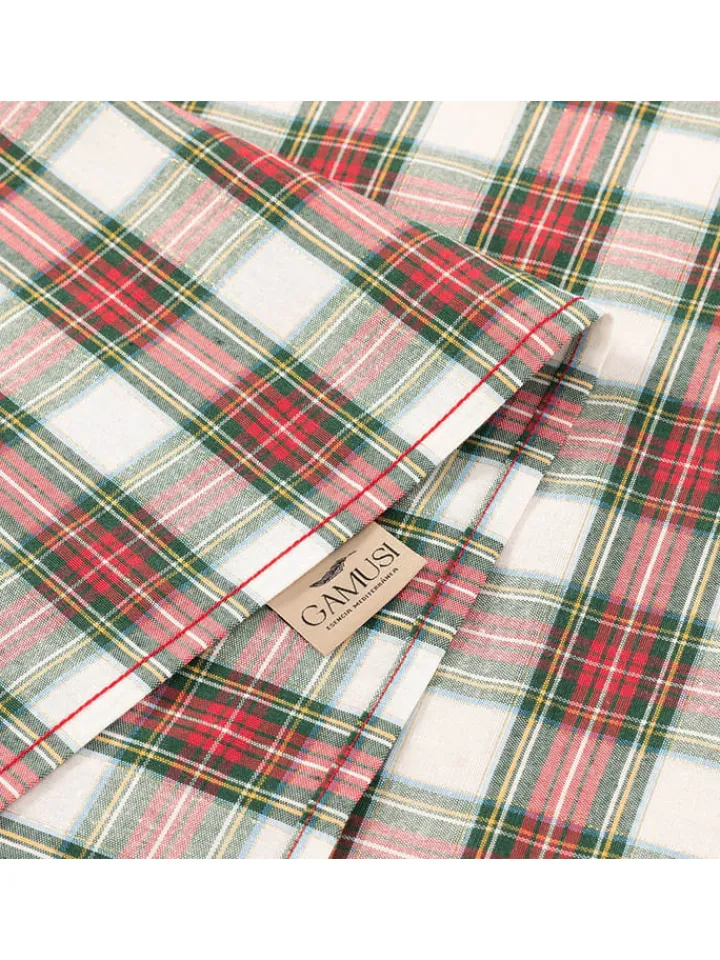 GAMUSI Tisch- & Küchentextilien<Tischdecke ''Check'' in Weiß/ Rot/ Grün