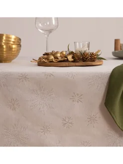 Mint Rugs Küchentextilien<Tischdecke "Christmas Glory" in Weiß/ Rot