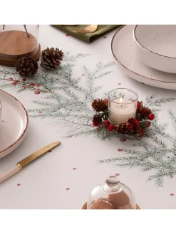 Mint Rugs Küchentextilien|Tisch- & Küchentextilien<Tischdecke "Christmas Klaus" in Weiß/ Grün