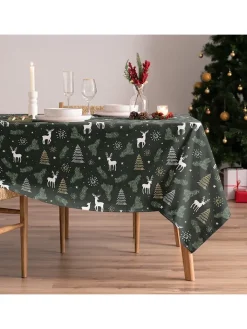 Mint Rugs Tisch- & Küchentextilien|Küchentextilien<Tischdecke "Christmas Santa" in Grün
