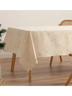 GAMUSI Küchentextilien<Tischdecke ''Flake'' in Creme