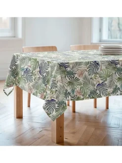 Mint Rugs Tisch- & Küchentextilien<Tischdecke "Floral And Tropical Deisy" in Weiß/ Grün