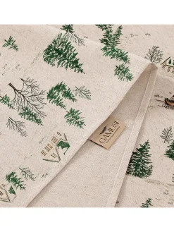GAMUSI Küchentextilien<Tischdecke "Glint" in Creme/ Grün