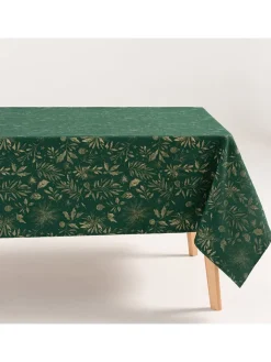 GAMUSI Küchentextilien<Tischdecke in Grün/ Gold