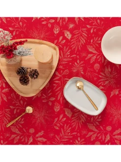 GAMUSI Küchentextilien|Tisch- & Küchentextilien<Tischdecke in Rot/ Gold
