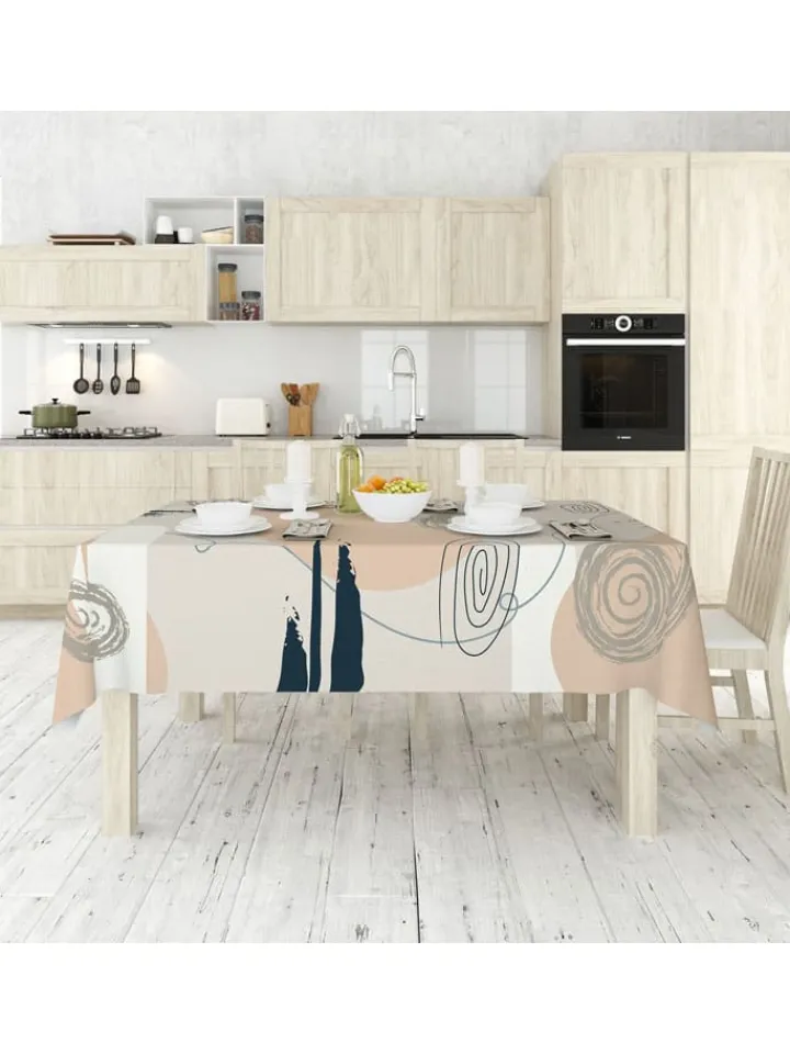 Mijolnir Küchentextilien<Tischdecke in Weiß/ Beige