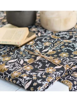 Today Küchentextilien<Tischdecke "Japur" in Dunkelblau/ Hellbraun - (L)240 x (B)140 cm