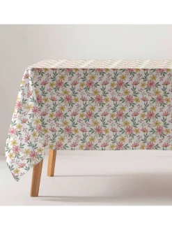 GAMUSI Küchentextilien<Tischdecke "Levantia" in Rosa/ Gelb/ Grün