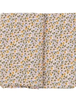 IB Laursen Küchentextilien<Tischdecke Line mit kleinen Blumen in gelb
