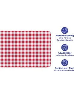 Wenko Küchentextilien|Tisch- & Küchentextilien<Tischdecke "Maximex" in Rot - (L)180 x (B)140 cm