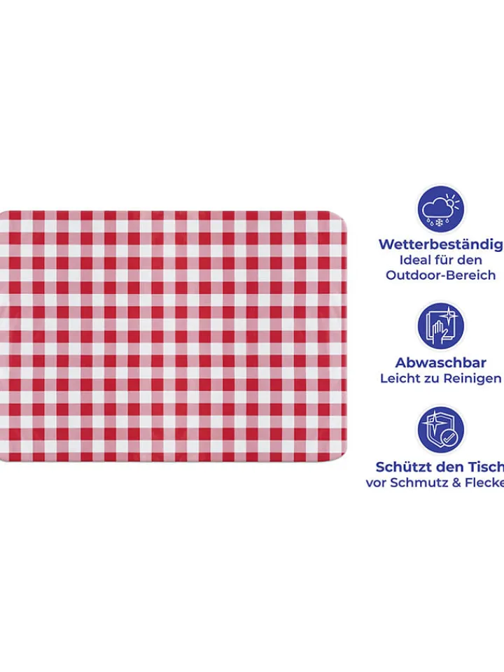Wenko Küchentextilien|Tisch- & Küchentextilien<Tischdecke "Maximex" in Rot - (L)180 x (B)140 cm