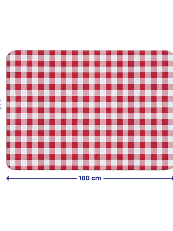 Wenko Küchentextilien|Tisch- & Küchentextilien<Tischdecke "Maximex" in Rot - (L)180 x (B)140 cm