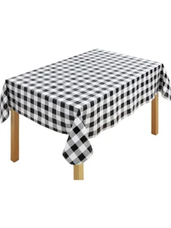 Wenko Küchentextilien|Tisch- & Küchentextilien<Tischdecke "Maximex" in Schwarz/ Weiß - (L)180 x (B)140 cm