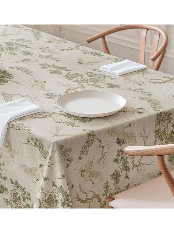 Mint Rugs Küchentextilien|Tisch- & Küchentextilien<Tischdecke "Natural Garza" in Creme/ Grün