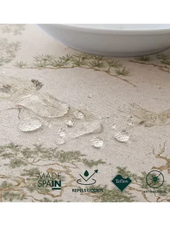 Mint Rugs Küchentextilien|Tisch- & Küchentextilien<Tischdecke "Natural Garza" in Creme/ Grün