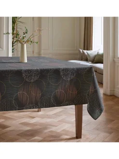 Mint Rugs Tisch- & Küchentextilien|Küchentextilien<Tischdecke "Nordic Naroa" in Anthrazit/ Gelb/ Weiß