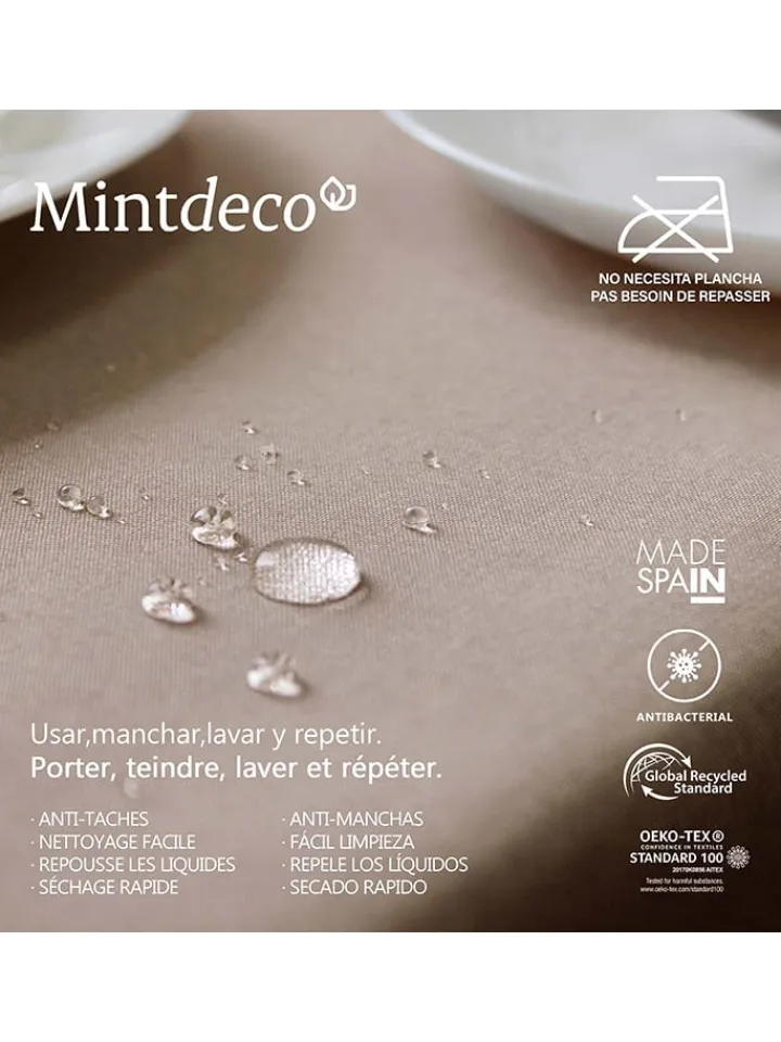 Mint Rugs Küchentextilien|Tisch- & Küchentextilien<Tischdecke "Patrice" in Weiß/ Rosa