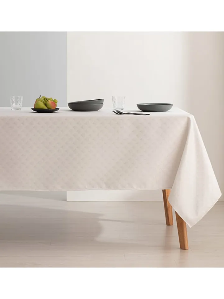 GAMUSI Küchentextilien<Tischdecke "Refin" in Creme