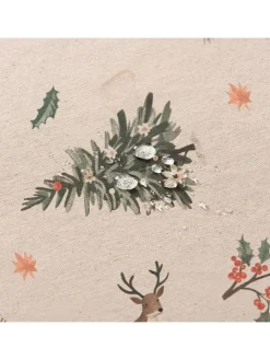 GAMUSI Küchentextilien<Tischdecke ''Snowpine'' in Beige/ Grün