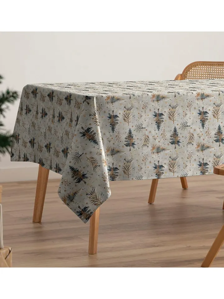 GAMUSI Küchentextilien<Tischdecke "Spruce" in Creme/ Grün