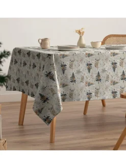 GAMUSI Küchentextilien<Tischdecke "Spruce" in Creme/ Grün