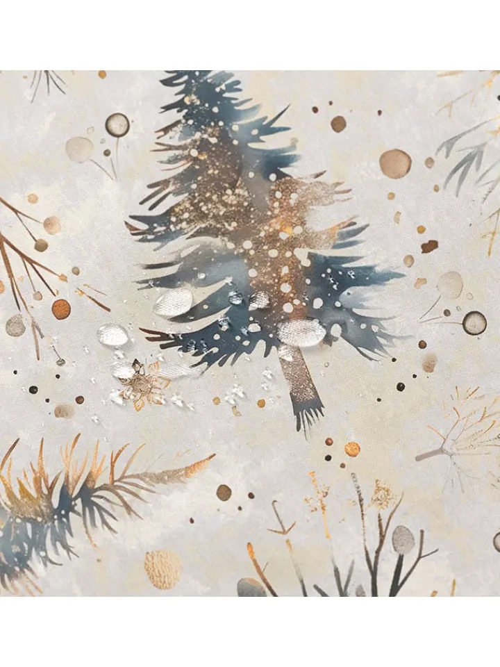 GAMUSI Küchentextilien<Tischdecke "Spruce" in Creme/ Grün